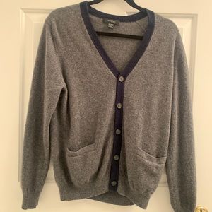 just cashmere | Sweaters | Just Cashmere By Forte Grey Cardigan | Poshmark